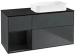 Villeroy und Boch Finion Waschtischunterschrank F682PDHG 120x60,3x50,1cm, Regal...