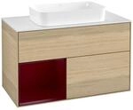 Villeroy und Boch Finion Waschtischunterschrank F651HBPC 100x60,3x50,1cm, Regal...