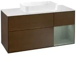 Villeroy und Boch Finion Waschtischunterschrank F301GMGN 120cm, Abdeckplatte...