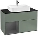 Villeroy und Boch Finion Waschtischunterschrank F362GKGM 100cm, Abdeckplatte...