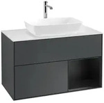 Villeroy und Boch Finion Waschtischunterschrank F781PDHG 100cm, Abdeckplatte...