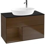 Villeroy und Boch Finion Waschtischunterschrank F892GNGN 100cm, Abdeckplatte...