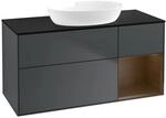 Villeroy und Boch Finion Waschtischunterschrank FA72GNHG 120cm, Abdeckplatte...