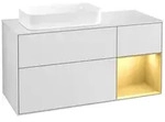 Villeroy und Boch Finion Waschtischunterschrank F691HFMT 120x60,3x50,1cm, Regal