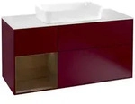 Villeroy und Boch Finion Waschtischunterschrank F291GNHB 120cm, Abdeckplatte...