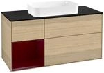 Villeroy und Boch Finion Waschtischunterschrank F702HBPC 120x60,3x50,1cm, Regal...