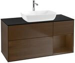 Villeroy und Boch Finion Waschtischunterschrank F832GNGN 120cm, Abdeckplatte...