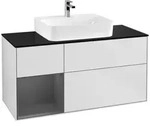 Villeroy und Boch Finion Waschtischunterschrank F162GKMT 120cm, Abdeckplatte...
