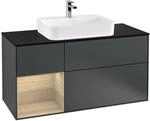 Villeroy und Boch Finion Waschtischunterschrank F412PCHG 120cm, Abdeckplatte...