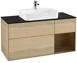 Villeroy und Boch Finion Waschtischunterschrank F422GNPC 120cm, Abdeckplatte...