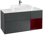 Villeroy und Boch Finion Waschtischunterschrank F421HBHG 120cm, Abdeckplatte...