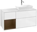 Villeroy und Boch Finion Waschtischunterschrank F801GNGF 120cm, Abdeckplatte...