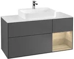 Villeroy und Boch Finion Waschtischunterschrank F421PCGK 120cm, Abdeckplatte...