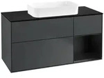 Villeroy und Boch Finion Waschtischunterschrank F712PDHG 120x60,3x50,1cm, Regal