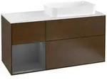 Villeroy und Boch Finion Waschtischunterschrank F271GKGN 120cm, Abdeckplatte...