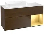 Villeroy und Boch Finion Waschtischunterschrank F691HFGN 120x60,3x50,1cm, Regal