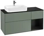 Villeroy und Boch Finion Waschtischunterschrank F402PDGM 120cm, Abdeckplatte...