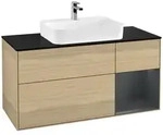Villeroy und Boch Finion Waschtischunterschrank F422HGPC 120cm, Abdeckplatte...