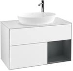 Villeroy und Boch Finion Waschtischunterschrank F901HGGF 100cm, Abdeckplatte...