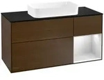 Villeroy und Boch Finion Waschtischunterschrank F302MTGN 120cm, Abdeckplatte...