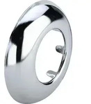 Viega Rosette 127787 80x40x15mm, Messing verchromt