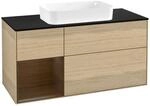 Villeroy und Boch Finion Waschtischunterschrank F702GNPC 120x60,3x50,1cm, Regal...