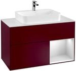 Villeroy und Boch Finion Waschtischunterschrank F371MTHB 100cm, Abdeckplatte...