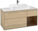 Villeroy und Boch Finion Waschtischunterschrank F421GNPC 120cm, Abdeckplatte...