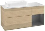 Villeroy und Boch Finion Waschtischunterschrank F281GKPC 120cm, Abdeckplatte...