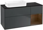 Villeroy und Boch Finion Waschtischunterschrank F692GNHG 120x60,3x50,1cm, Regal