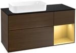 Villeroy und Boch Finion Waschtischunterschrank F282HFGN 120cm, Abdeckplatte...