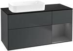 Villeroy und Boch Finion Waschtischunterschrank F692GKHG 120x60,3x50,1cm, Regal