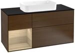 Villeroy und Boch Finion Waschtischunterschrank F292PCGN 120cm, Abdeckplatte...