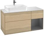Villeroy und Boch Finion Waschtischunterschrank F401GKPC 120cm, Abdeckplatte...