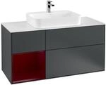 Villeroy und Boch Finion Waschtischunterschrank F411HBHG 120cm, Abdeckplatte...