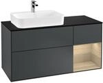 Villeroy und Boch Finion Waschtischunterschrank F402PCHG 120cm, Abdeckplatte...