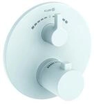 Kludi Nova Fonte Wannenthermostat 208105315 Unterputz Thermostat, mattwei&szlig;