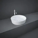 RAK Resort Aufsatzbecken-Waschbecken FEECT4200AWHA rund, &Oslash; 42cm, wei&szlig; alpin