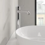 Villeroy und Boch Skyla Waschtischarmatur TVW11600300061 hoher Auslauf, Messing,