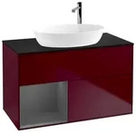 Villeroy und Boch Finion Waschtischunterschrank F892GKHB 100cm, Abdeckplatte...