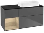 Villeroy und Boch Finion Waschtischunterschrank F682PCGK 120x60,3x50,1cm, Regal...