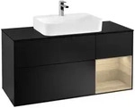 Villeroy und Boch Finion Waschtischunterschrank F422PCPD 120cm, Abdeckplatte...