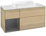 Villeroy und Boch Finion Waschtischunterschrank F291GKPC 120cm, Abdeckplatte...
