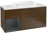 Villeroy und Boch Finion Waschtischunterschrank F291HGGN 120cm, Abdeckplatte...