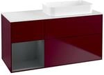 Villeroy und Boch Finion Waschtischunterschrank F681HGHB 120x60,3x50,1cm, Regal...