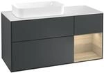 Villeroy und Boch Finion Waschtischunterschrank F281PCHG 120cm, Abdeckplatte...
