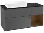 Villeroy und Boch Finion Waschtischunterschrank F692GNGK 120x60,3x50,1cm, Regal