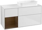 Villeroy und Boch Finion Waschtischunterschrank F681GNMT 120x60,3x50,1cm, Regal...