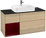 Villeroy und Boch Finion Waschtischunterschrank F412HBPC 120cm, Abdeckplatte...