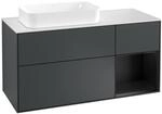 Villeroy und Boch Finion Waschtischunterschrank F281PDHG 120cm, Abdeckplatte...